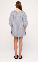 Load image into Gallery viewer, Zulu &amp; Zephyr Blue Pin Stripe Poplin Mini Dress