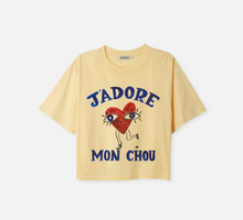 Load image into Gallery viewer, Maku The Label J’adore Mon Chou Boxy Crop Tee