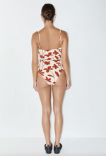 Load image into Gallery viewer, Zulu &amp; Zephyr Ruby Floral Gathered Onepiece