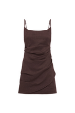 Load image into Gallery viewer, Nude Lucy Rani Linen Mini Dress