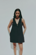 Load image into Gallery viewer, Nude Lucy Cerie Poplin Mini Dress - Black