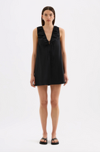 Load image into Gallery viewer, Nude Lucy Cerie Poplin Mini Dress - Black