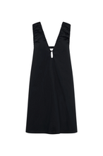 Load image into Gallery viewer, Nude Lucy Cerie Poplin Mini Dress - Black