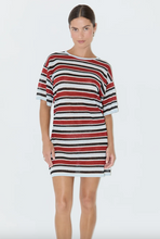 Load image into Gallery viewer, Zulu &amp; Zephyr T-shirt Knit Dress - Bold Stripe