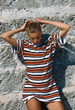 Load image into Gallery viewer, Zulu &amp; Zephyr T-shirt Knit Dress - Bold Stripe