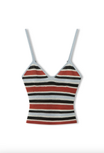 Load image into Gallery viewer, Zulu &amp; Zephyr Cami Knit Top - Bold Stripe