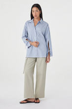 Load image into Gallery viewer, Arcaa Blair Shirt - Blue Taupe Stripe