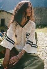 Load image into Gallery viewer, Kinga Csilla Tarot Lace Onyx Tee