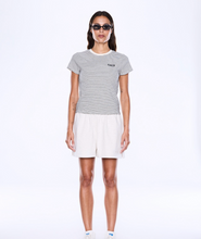 Load image into Gallery viewer, Ena Pelly Penny Baby Tee - Black/ White stripe