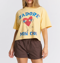 Load image into Gallery viewer, Maku The Label J’adore Mon Chou Boxy Crop Tee