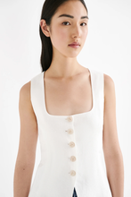 Load image into Gallery viewer, Nude Lucy Clio Linen Vest - Natural