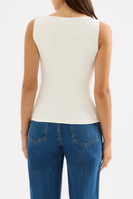 Load image into Gallery viewer, Nude Lucy Lois Organic Tank - White