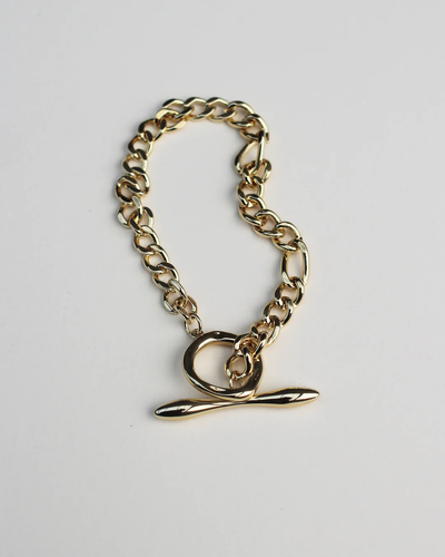 F&H Mixed Fob Chain Bracelet