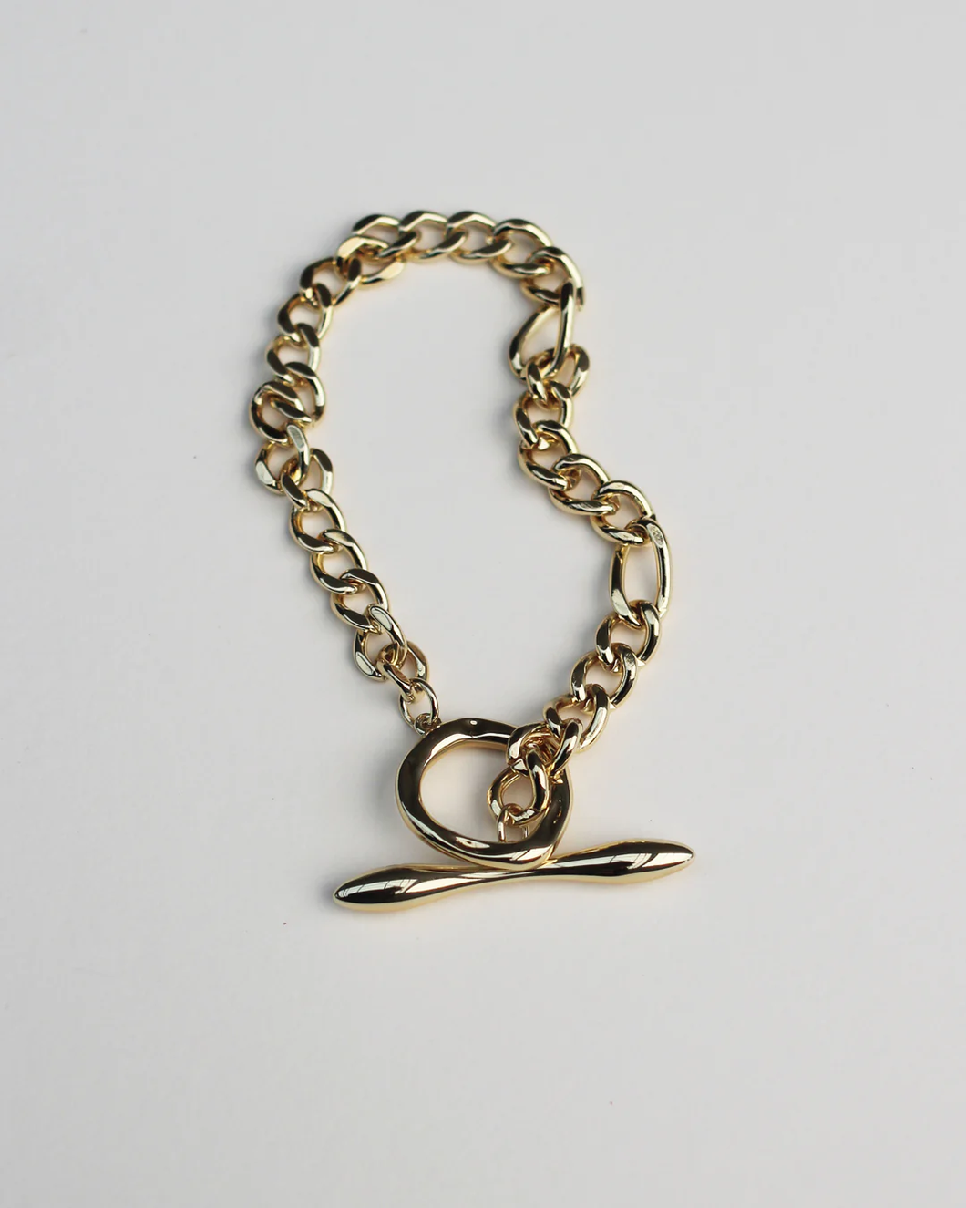 F&H Mixed Fob Chain Bracelet