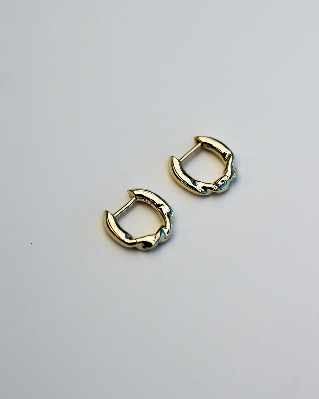 F+H Drill Bit Hoop Earrings - Small