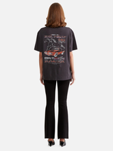 Load image into Gallery viewer, Ena Pelly Luna Oversized Tee Racer Black