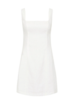 Load image into Gallery viewer, Nude Lucy Monroe Linen Mini Dress - White