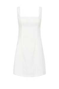 Nude Lucy Monroe Linen Mini Dress - White