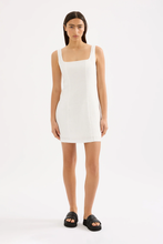 Load image into Gallery viewer, Nude Lucy Monroe Linen Mini Dress - White