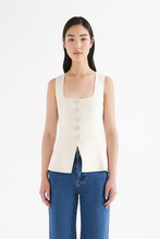 Load image into Gallery viewer, Nude Lucy Clio Linen Vest - Natural