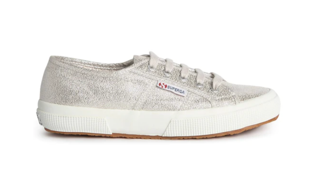 Superga 2750 Silver Lame Pops Co