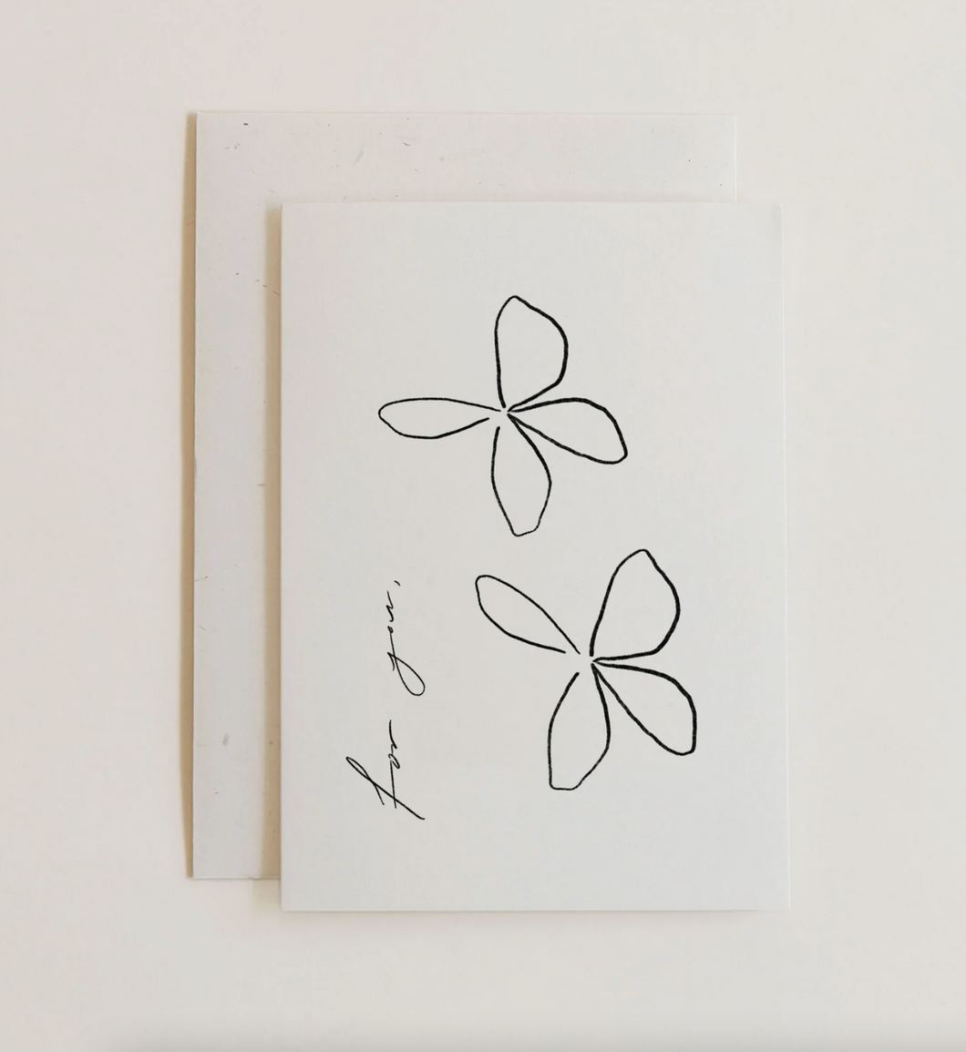 Sunday Lane - For You Card