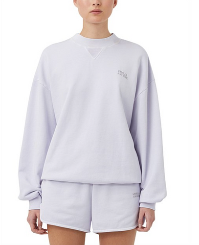 C&M Sutton Sweater - Lavender Grey